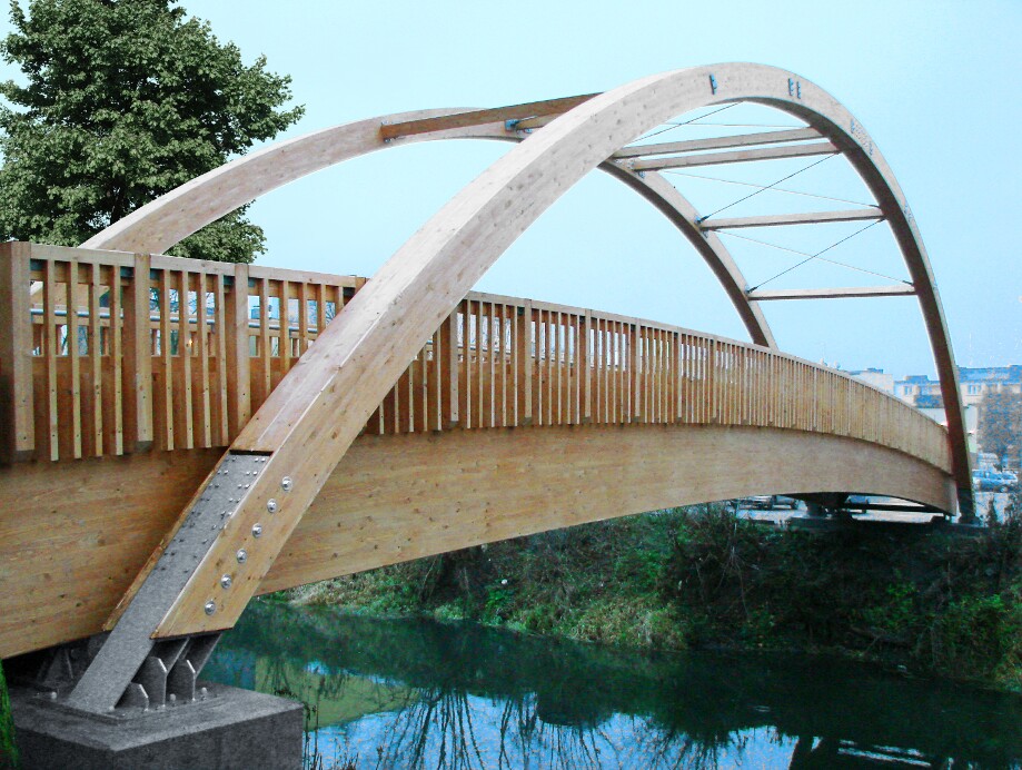 kładki mosty drewniane