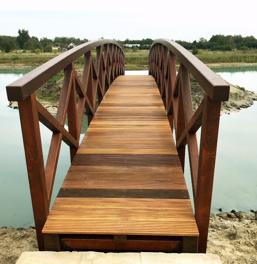kładki mosty drewniane